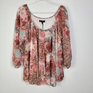 CARRE' NOIR BOHO TOP